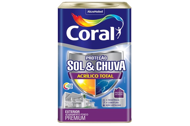 ACRILICO SOL CHUVA CORAL FOSCO BG PERGAMINHO 18L ref. 023706