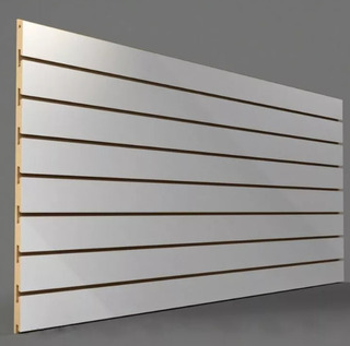 PAINEL CANALETADO 4 POL. BRANCO 18MM 275X122 ref. 024324
