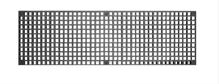 GRELHA FERRO FUNDIDO RETA 030X100 QUADRICULADA ref. 025813