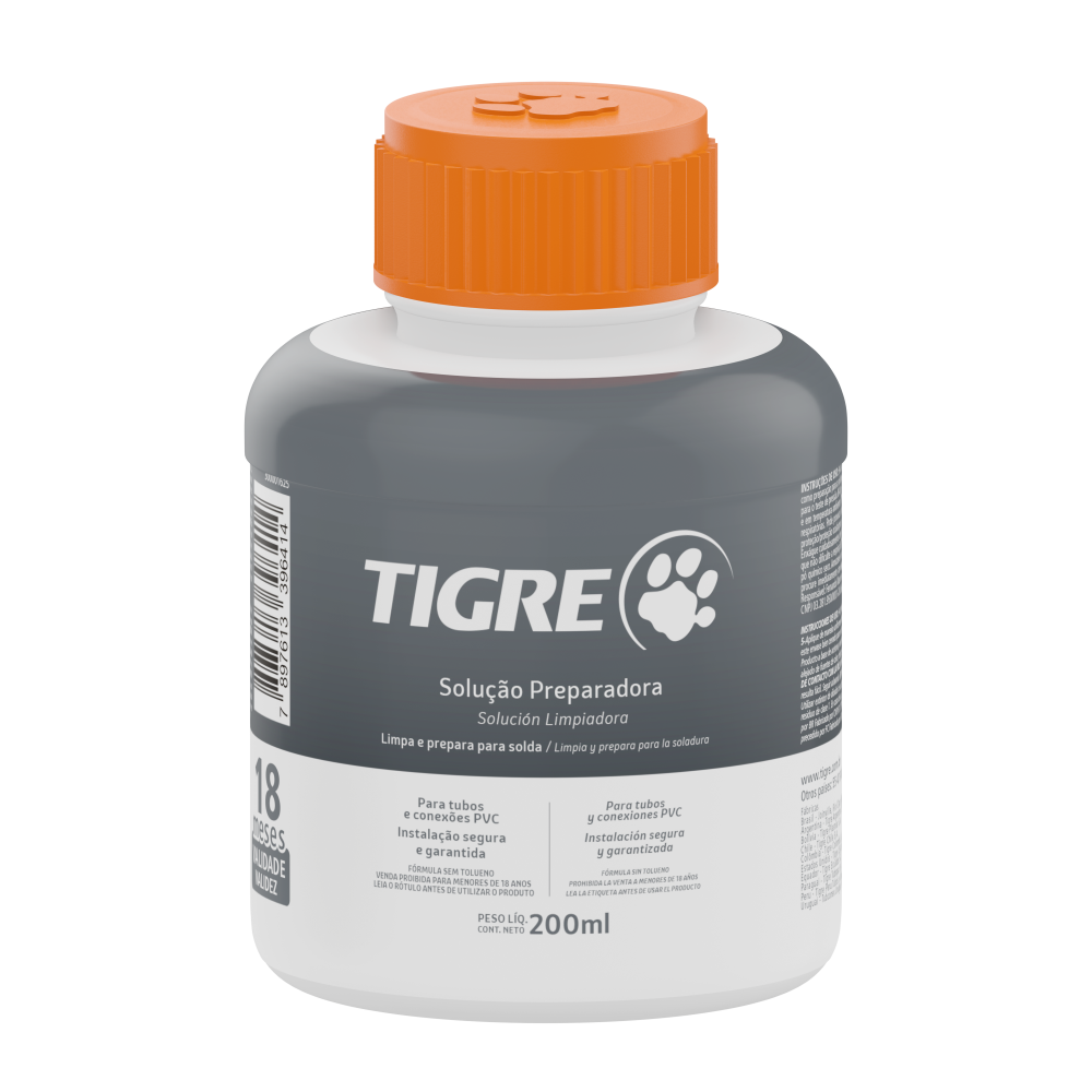 SOLUCAO LIMPADORA 200GR TIGRE ref. 09.0086