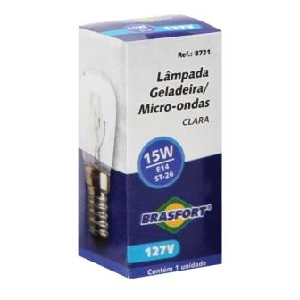LAMPADA GELADEIRA E MICRO ONDAS 15WX127V E14 ref. 12.1283