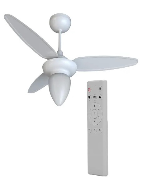 VENTO TETO V.SOL MAD-P/1 LAMP.WIND BIV C/CONTROLE ref. 12.1313