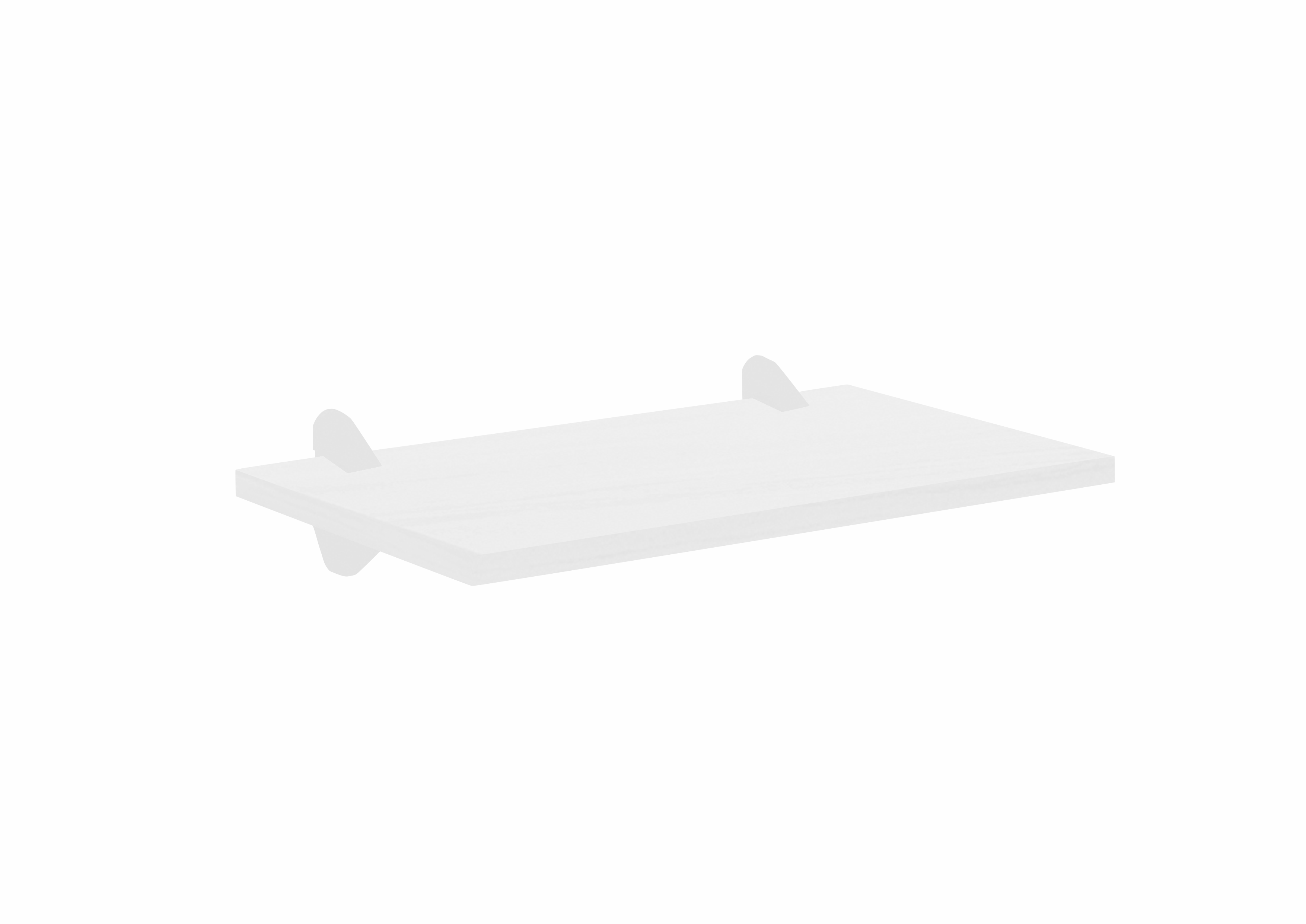 PRATELEIRA KIT ESSENCIAL BRANCA TB 19.5X54    C/SUP. ref. 14.2031
