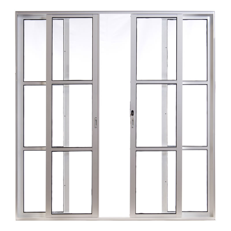 PORTA ALUM-ESAL SACADA 4F-210X200 BRANCA ref. 018338