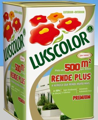 ACRILICO RENDE PLUS LUKSCOLOR 18L BRANCO ref. 021027