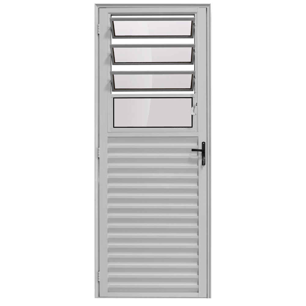 PORTA ALUM-ESAL FIT BRANCA BASCULANTE 80-E ref. 025520