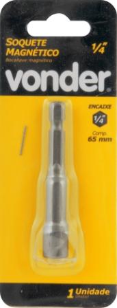 CHAVE SOQUETE MAGN. VONDER P/ PARAF. B 1/4 ref. 025585