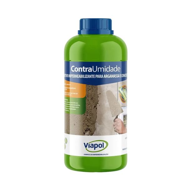 VIAPOL CONTRA UMIDADE (VEDACIT)    LITRO 0.900 ML ref. 026304