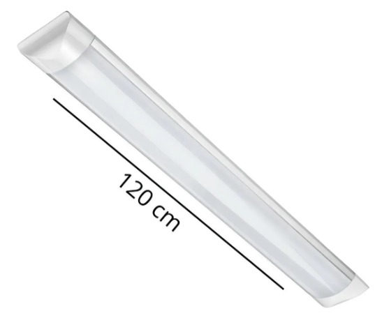 LUMINARIA STYLE CALHA 60W 6500K BRANCA BIV 120CM ref. 027020