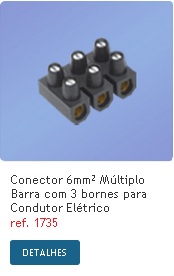 CONECTOR NYLON PRETO 06MM 3P FAME 1958 ref. 12.4006