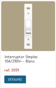 CONJ.SEM ESPELHO 1 INT. SIMPLES  0559 ref. 12.1297