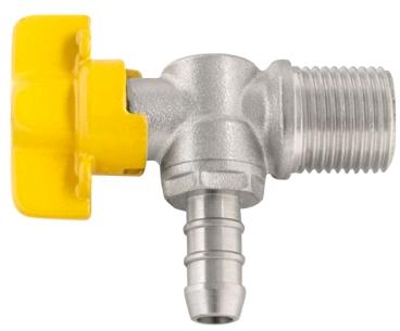 GAS REGISTRO ESF. ROSCA MACHO 1/2 X 3/8 ESPIGAO ref. 13.0851