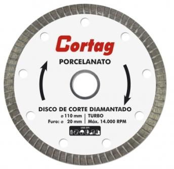DISCO CORTE DIAM.  4.1/2 TURBO PORCELANATO BRANCO ref. 019434