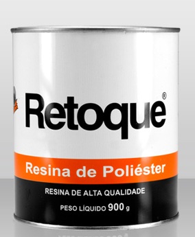 RESINA POLIESTER P/ FIBRA 900G 1/4 ref. 020366
