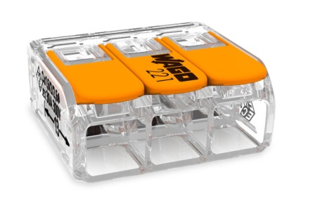 CONECTOR EMENDA WAGO 3P 0.50MM A 6MM 613 41A ref. 022726