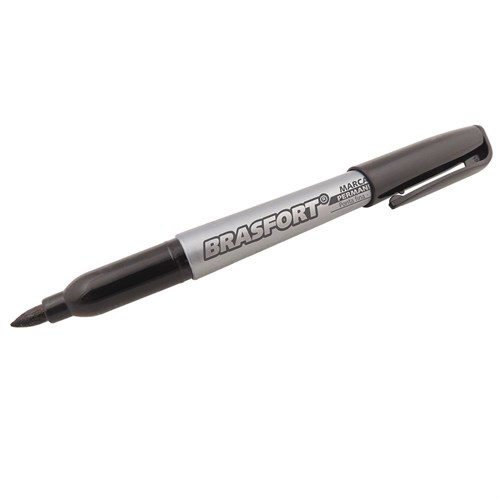 CANETA BICO FINO P/ MARCACAO PERMANENTE PRETO ref. 023074