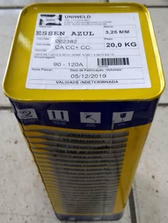 ELETRODO 6013 AZUL (3,25) MEDIO      LATA 20KG ref. 023215