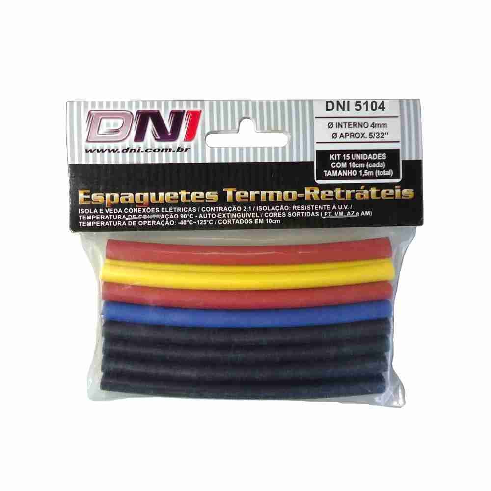ESPAGUETE TERMO RETRATIL 04MM C/15 PC 5104 ref. 023734