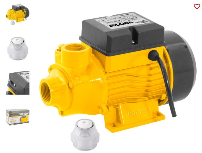 BOMBA D AGUA PERIFERICA  VONDER 1/2 CV BIV BPV-375 ref. 026294