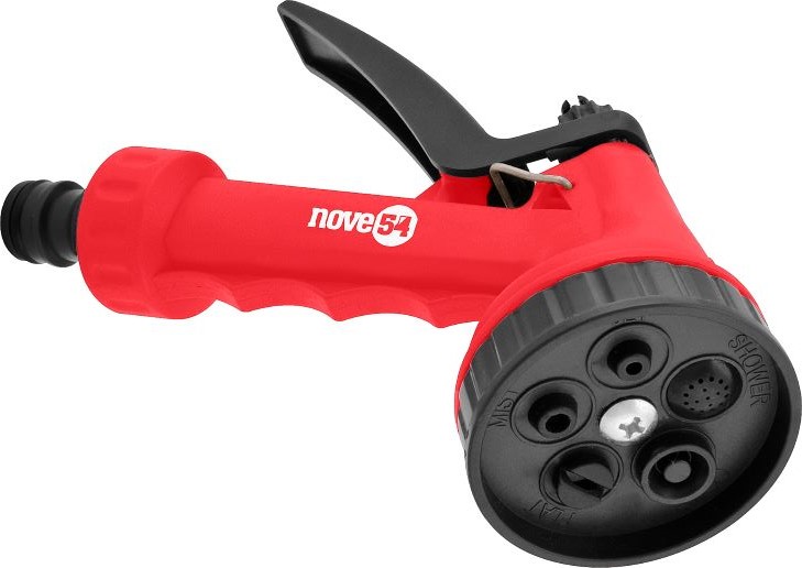 ESGUICHO PLAST REVOL. NOVE54 5 JATOS VERMELHO ref. 026512