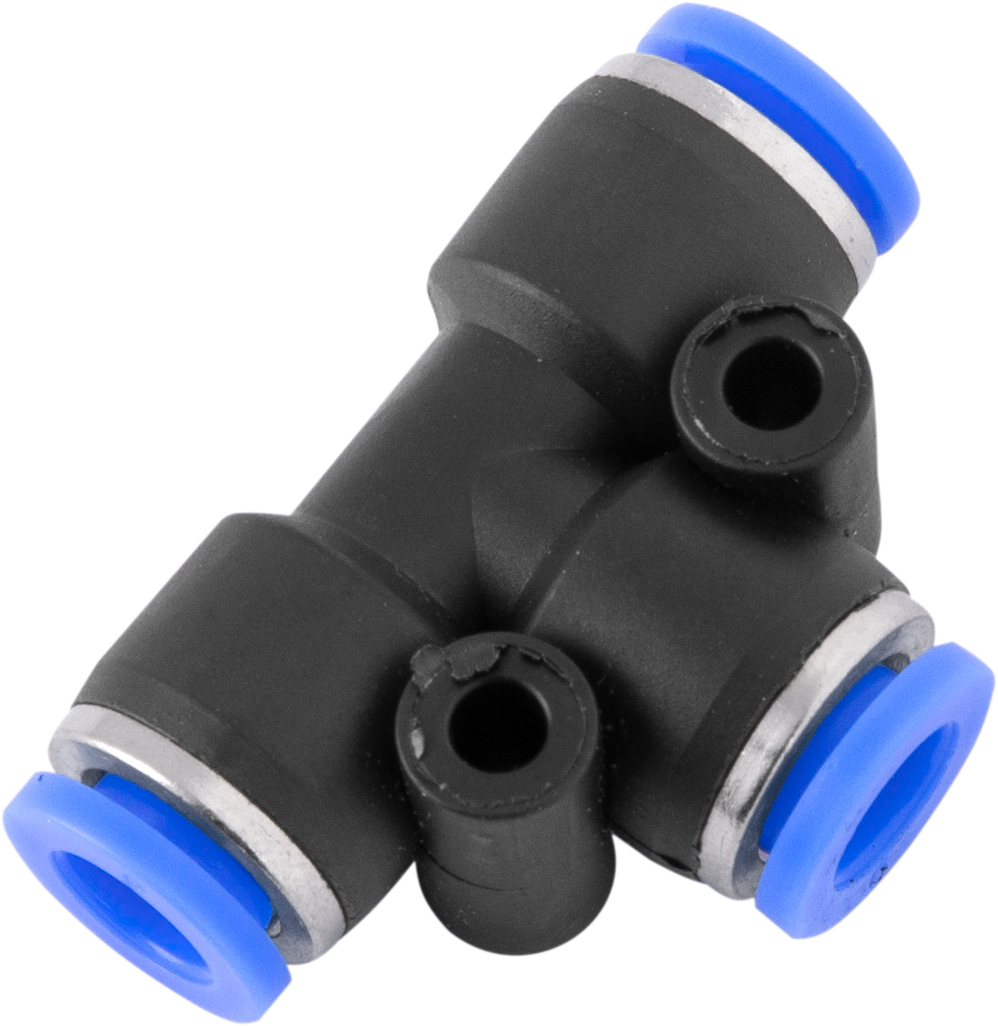 ENGATE RAP. AR TUBO PU CONEXAO TEE 6MM ref. 026623