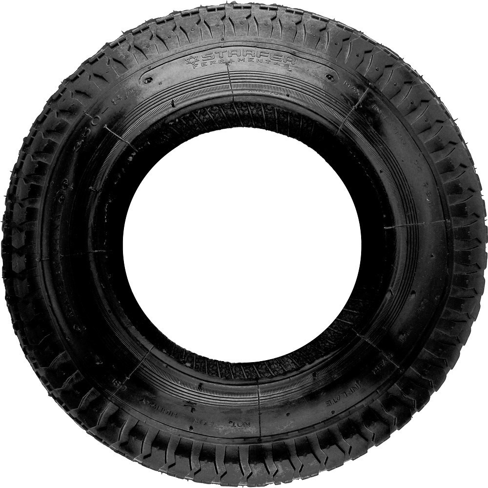PNEU P/CARRINHO 3.50 X 08 2 LONAS SEM CAMARA - LARGO ref. 027030