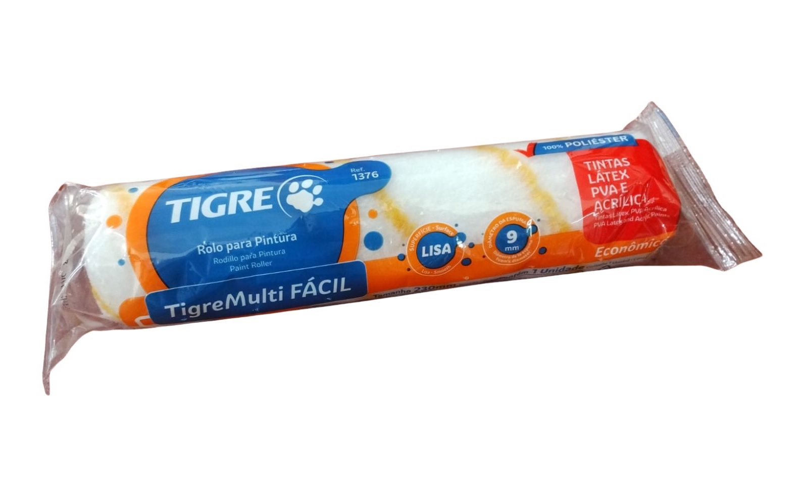 ROLO PINTURA TIGRE LA 23 CM R1376 ANTIRRESPINGO ref. 11.0147