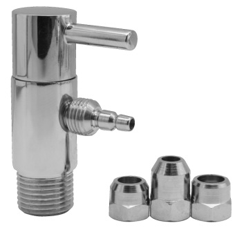 ADAPTADOR FILTRO NVO 1/2 (SAIDA 1/4-5/16-3/8) REGISTRO ref. 2718