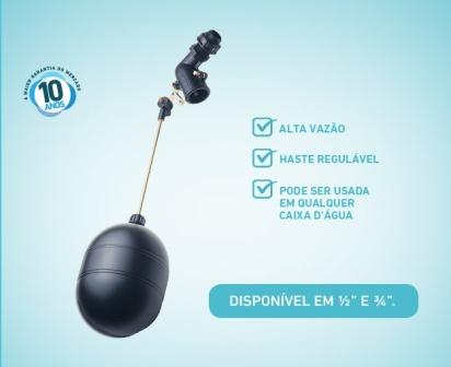 BOIA PLAST. 3/4 ACQUALIMP PRETA ref. 46.0008