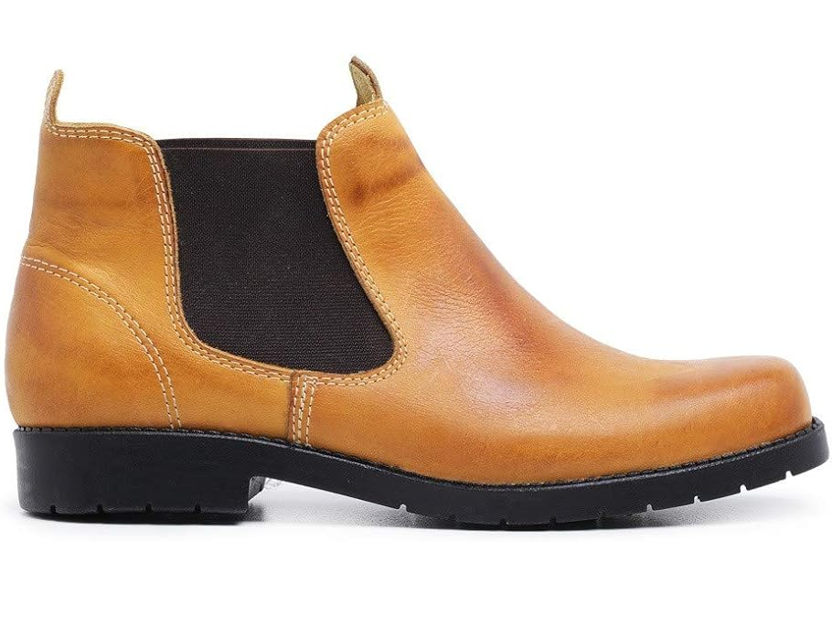 BOTINA DE COURO LATEGO SOLADO PVC N. 45 ref. 018237