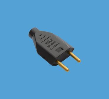 PINO MACHO 2 PINOS 10A UNIVERSAL PRETO 2140 ref. 020986