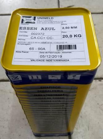 ELETRODO 6013 AZUL (2,50) FINO         LATA 20KG ref. 023214