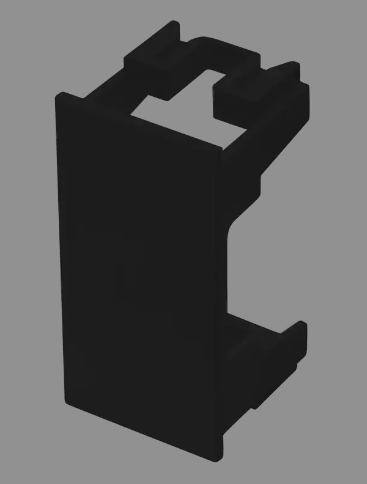 MODULO FAME HABITAT CEGO (2 PC) PRETO          4043 ref. 025656