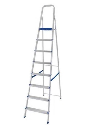 ESCADA ALUMINIO 8 DEGRAUS MOR ref. 026108