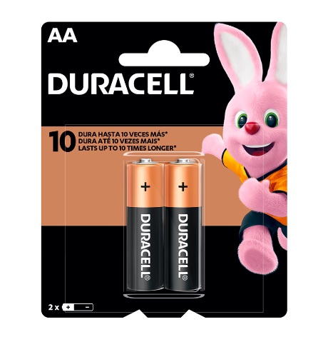 PILHA ALC.MOD- AA PEQUENA C/02 DURACELL ref. 026579