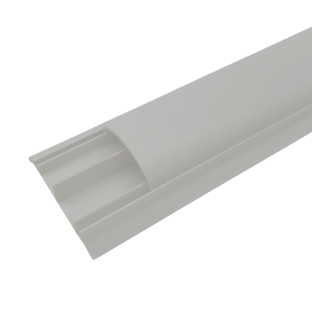 CANALETA PISO C/ DIVISORIA 50X15 CINZA 2MT ref. 027312