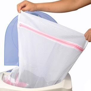 SACO LAVAR ROUPA C/ ZIPER 60X40 EXTRA ref. 027325