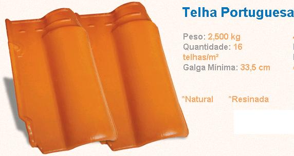 TELHA CER.BARROBELLO RESINADA PORTUGUESA ref. 08.0043
