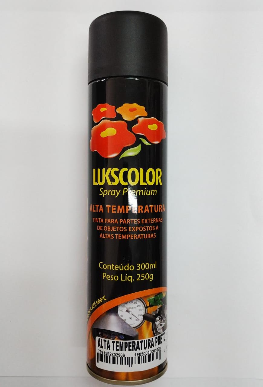 SPRAY LUKS ALTA TEMP. PRETO FOSCO 300ML ref. 11.0270