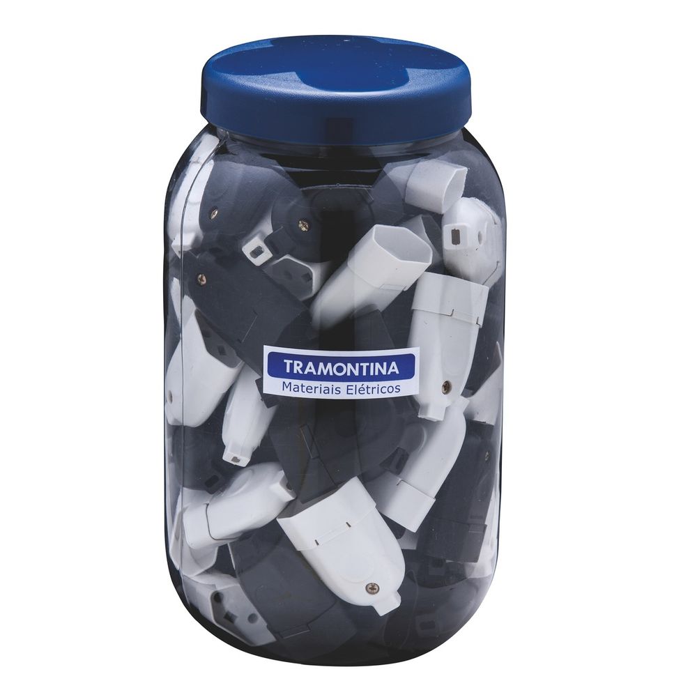 PINO FEMEA 2 FUROS 10A UNIVERSAL PTO/BCO 951 ref. 12.0132