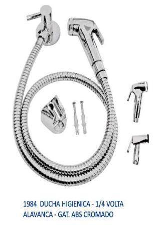 DUCHA HIGIENICA METAL 1/4V ALAVANCA ref. 169