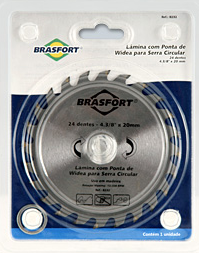SERRA L. CIRC. WIDEA 4-3/8X24DX20 BRASFORT ref. 14.0188