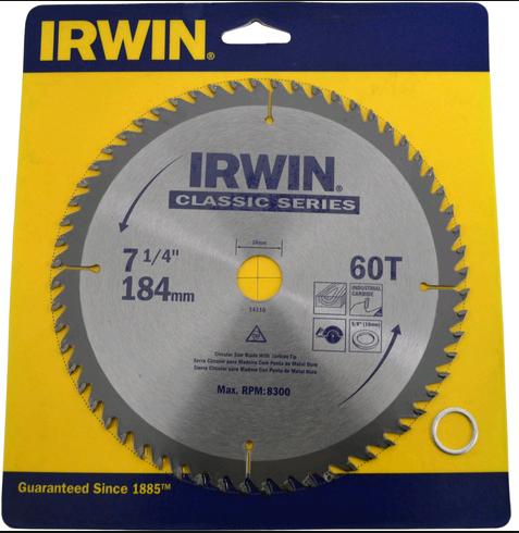 SERRA L. CIRC. WIDEA 7-1/4X24DX20 IRWIN ref. 14.0760