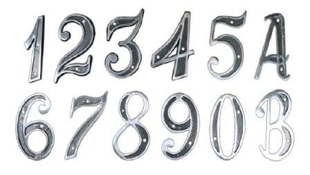 ALGARISMO ALUMINIO RESID.COLONIAL PRATA N. 1 ref. 022267