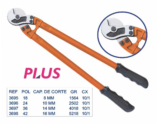 ALICATE CORTE CABO DE ACO 24 10MM 3696 ref. 14.1468