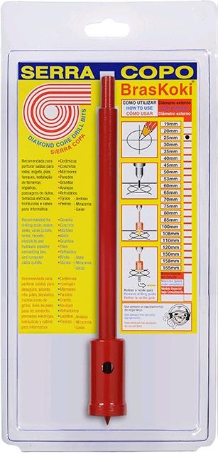 SERRA L. COPO DIAMANTADA  25MM ref. 14.1552