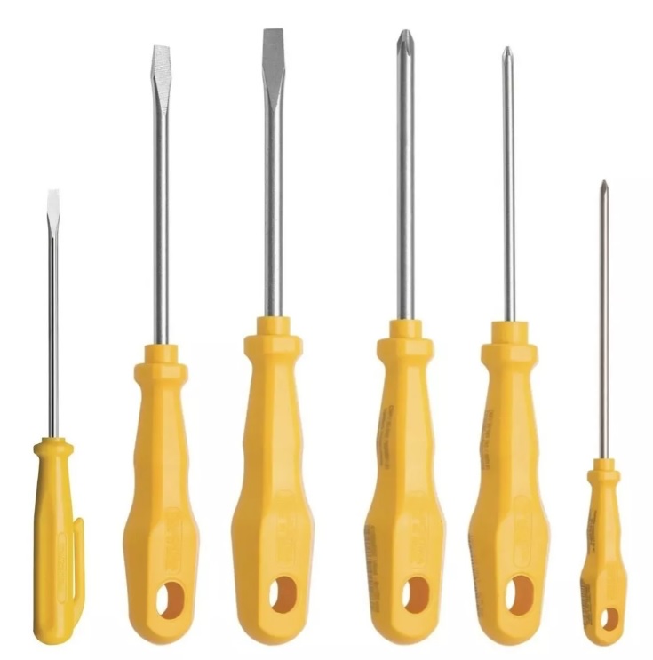 CHAVE FENDA E PHILIPS JOGO TRAMONTINA 6PC ref. 14.1959