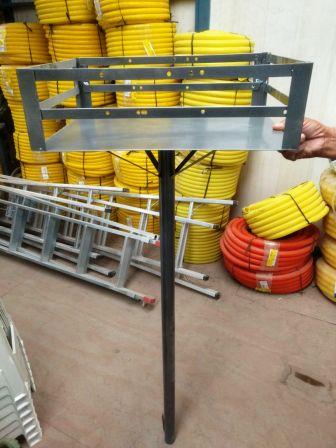 LIXEIRA  VL RICA CHAPA ACO CALCADA QUADRADA CZ ref. 14.1966