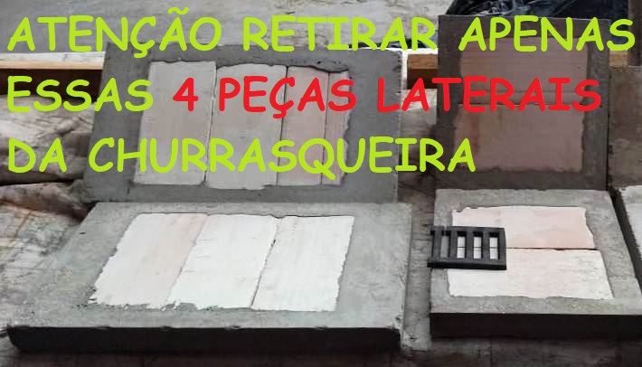 TIJOLO REFRATARIO KIT 4 PC REDUTOR CHU PEQUENA ref. 023911