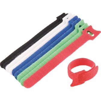 VELCRO FIXA FACIL 200X12MM C/10PC COLOR ref. 019648
